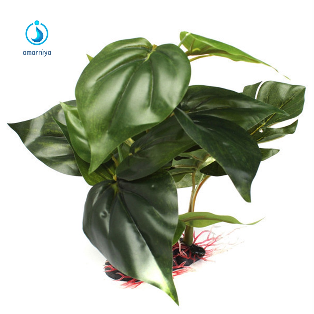 Lá Cây Nhân Tạo Có Thể Hòa Tan Được Dùng Để Trang Trí Bể Cá