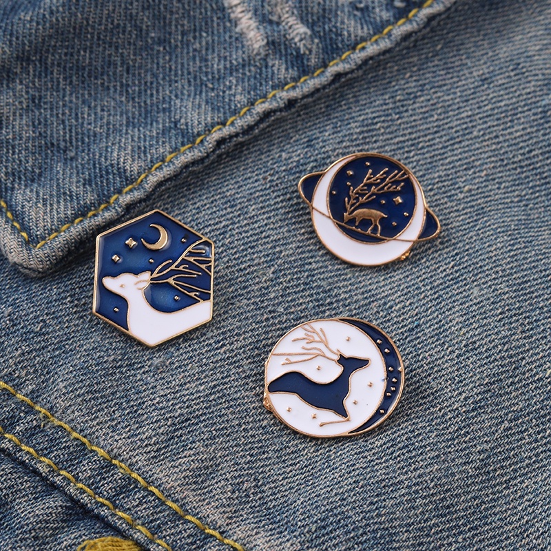 Huy hiệu cài áo QIHE JEWELRY hình ông già noel hoạt hình ngộ nghĩnh