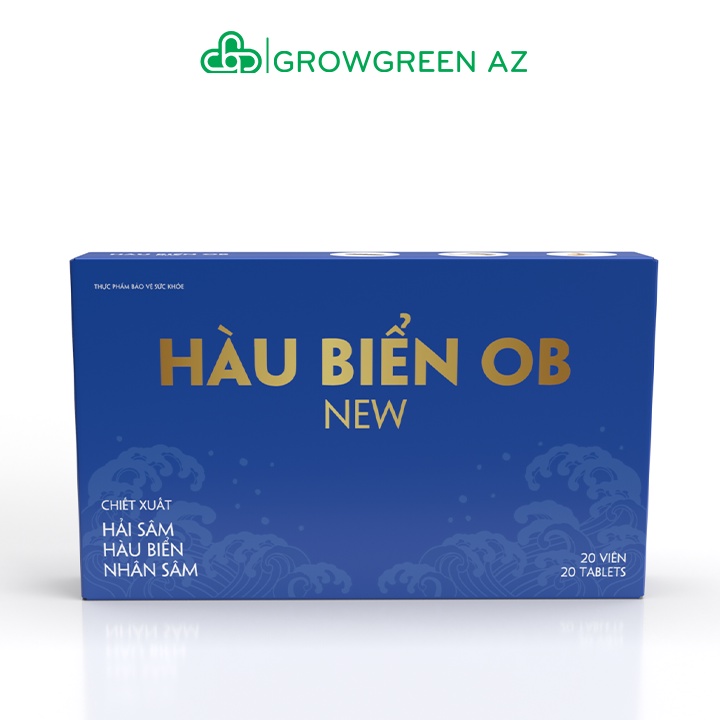 Hàu Biển OB NEW - Tăng Cường Sinh Lý Nam, Hết Xuất Tinh Sớm, Rối Loạn Cương Dương ( hộp 20 viên )