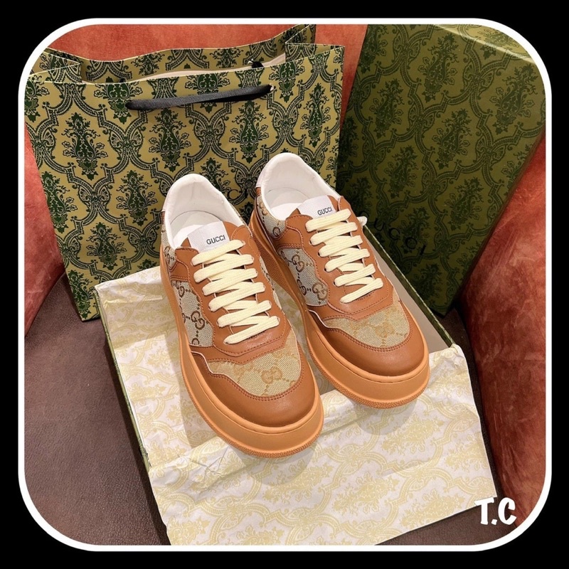 Giày Sneaker GG của nhà Gu.cci hàng chuẩn đẹp full box bill