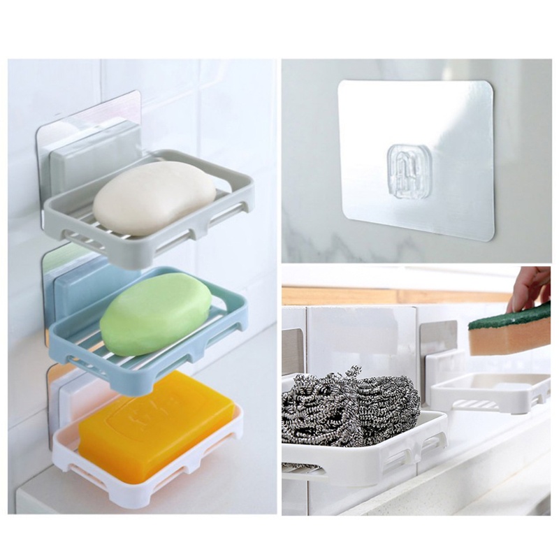 Khay đựng xà phòng gắn tường phong cách hiện đại tiện dụng cho phòng tắm/nhà vệ sinh