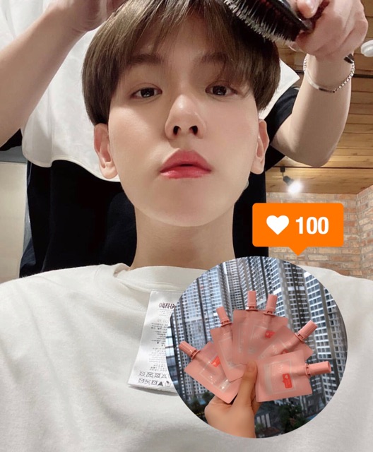 [Sales banh nốc] Set Son #TIRTIR + BAEKHYUN LIPTINT Cực Phẩm 6son tint+4tấm hình | BigBuy360 - bigbuy360.vn