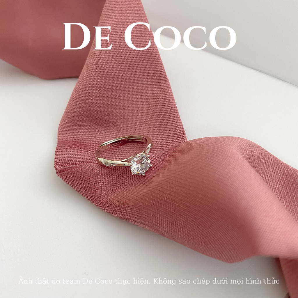 Nhẫn nữ bạc 925 Messy decoco.accessories