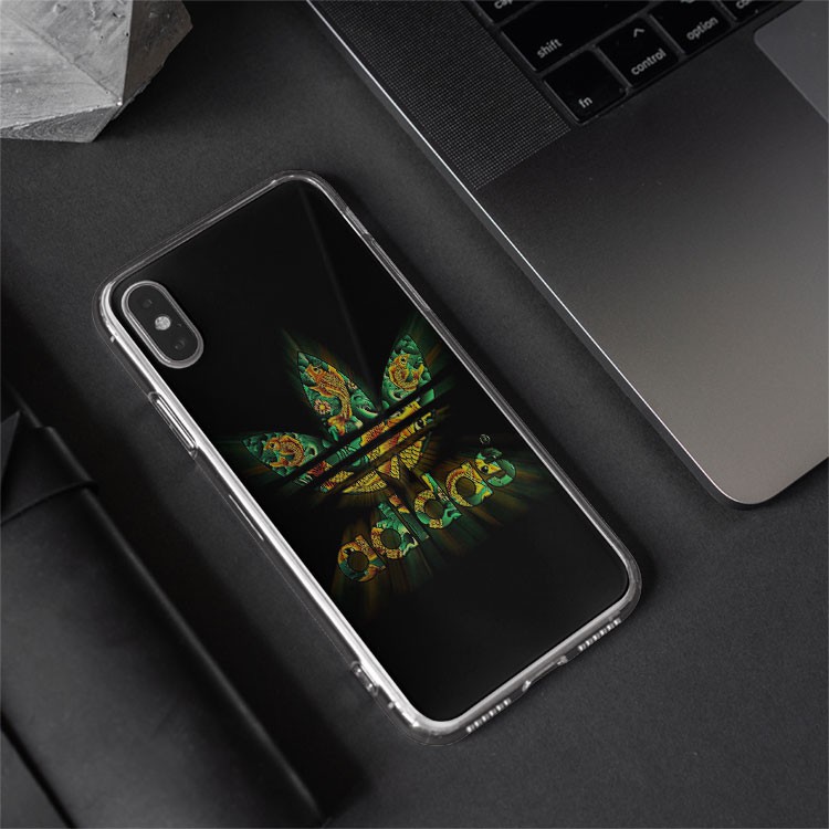 Ốp lưng IP Chữ adidas phát sáng S.SHOP Ốp thể thao chống sốc IPhone 5 6 7 8 Plus X Xmas 11 12 Pro Mini ADIPOD00178