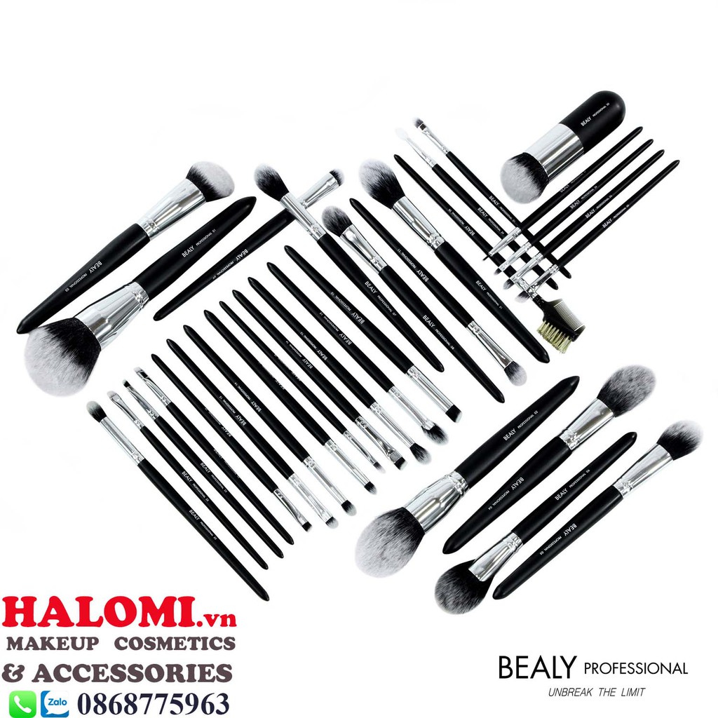 Bộ cọ trang điểm chuyên nghiệp Bealy 32 cây lông thú cao cấp