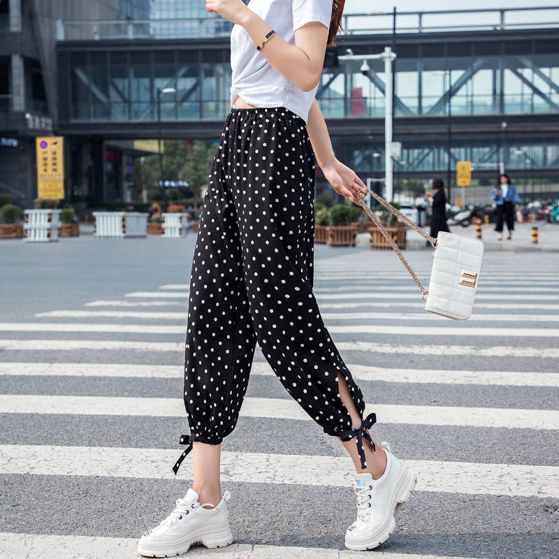 Ready Stock | Korean Square Pants Jogger pants for women Pants high waist Plus size Stretchable 6tPd