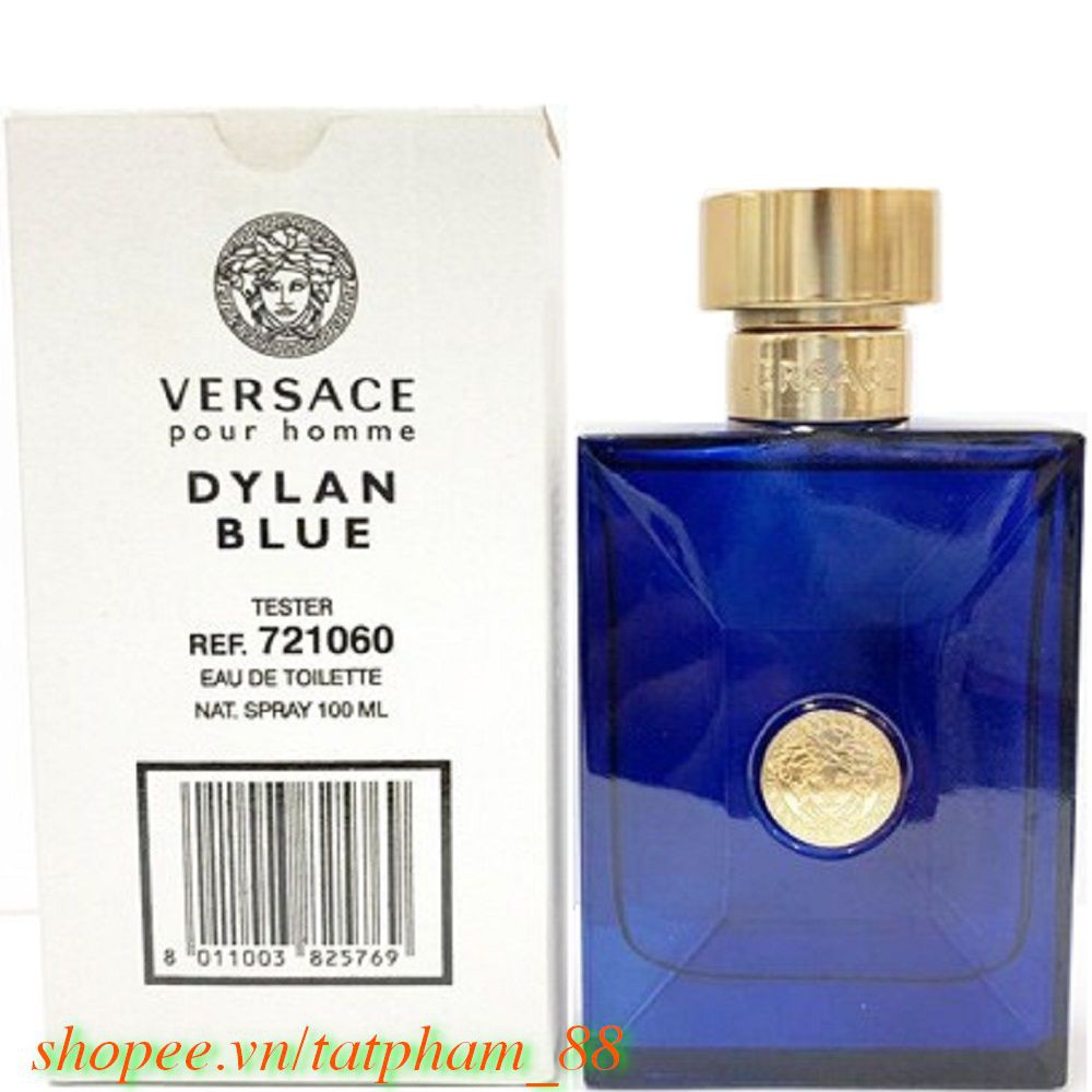 Nước Hoa Nam 100Ml Tester Versace Dylan Blue Pour Homme Chính Hãng.
