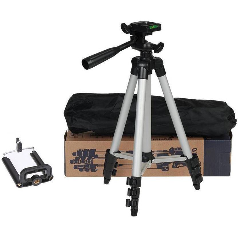 Giá Đỡ Điện Thoại 3 Chân Tripod 3110 Gậy chụp ảnh livestream chuyên dụng [Chân dài 105cm Có Kẹp]