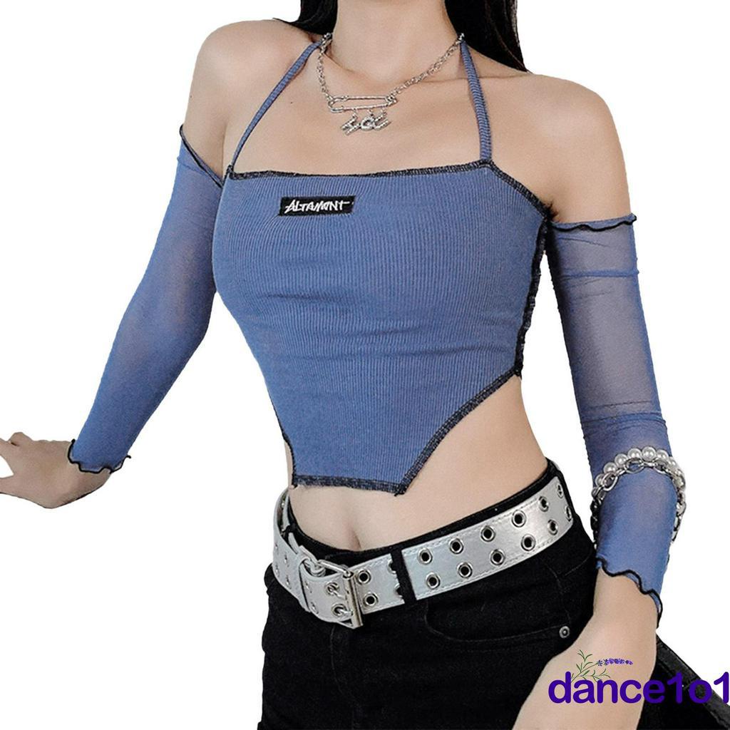 Áo Thun Dài Tay Hở Lưng Màu Trơn Thời Trang Dành Cho Nữ