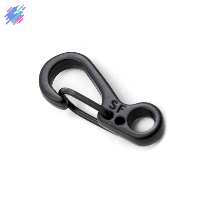 Set 2 móc khóa cài carabiner hợp kim đa năng tiện lợi dành cho leo núi