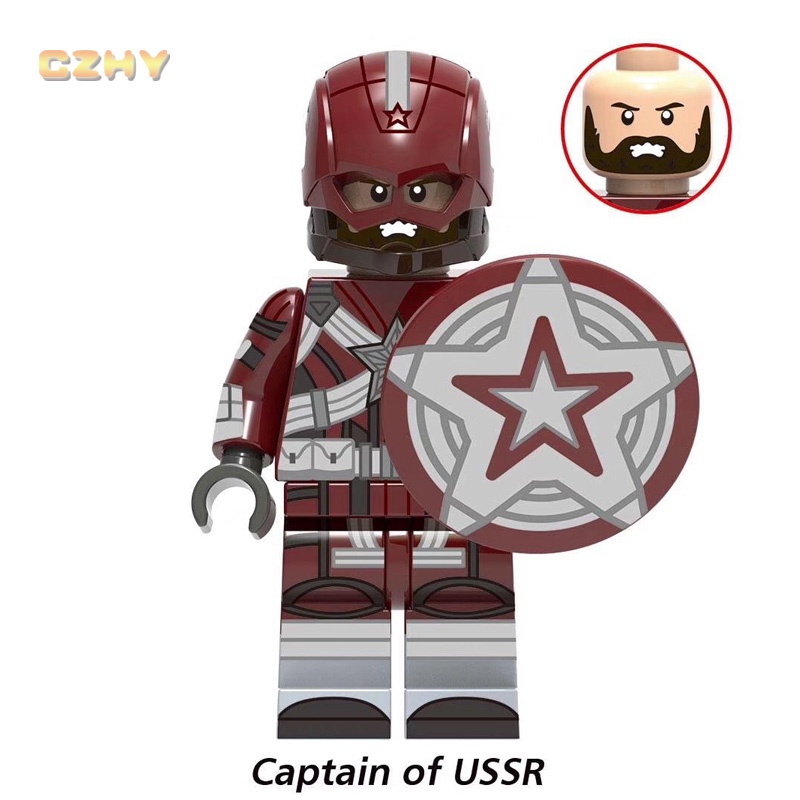 Mô Hình Nhân Vật Gạch Đen Trong Captain Americasr Zemo