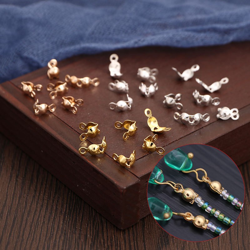 [Nguyên liệu làm trâm] 20 chốt đầu dây 4*7mm