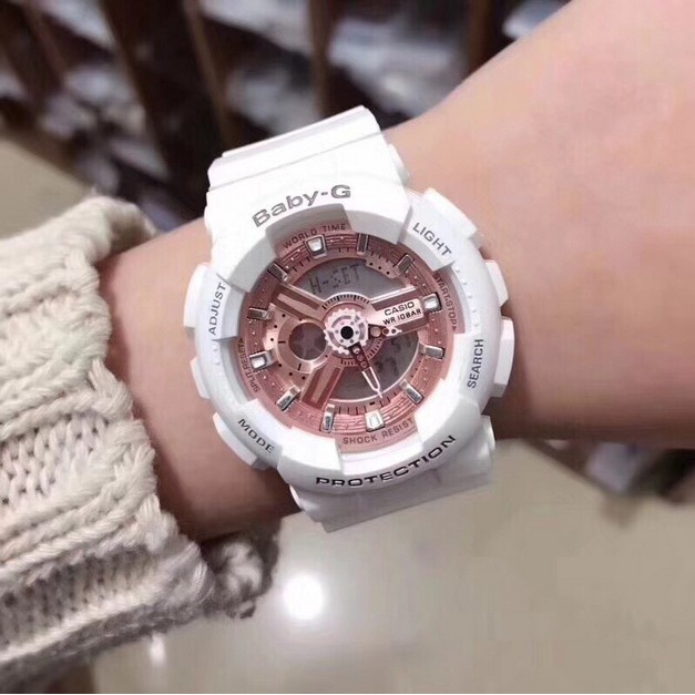 Đồng Hồ Đeo Tay Thể Thao Baby-G BA110 2022 Màu Xanh Đen Dành Cho Nữ