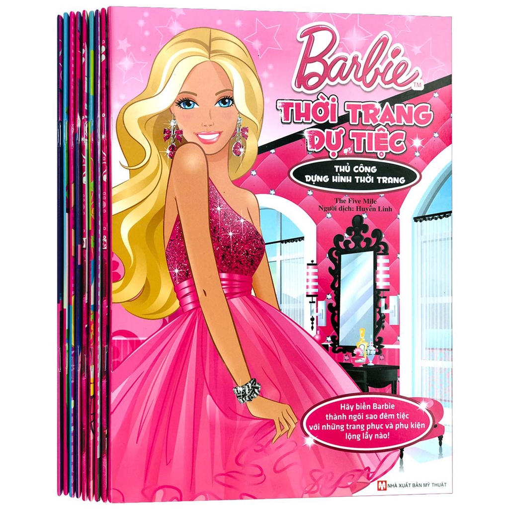 Sách - Thủ Công Dựng Hình Thời Trang Barbie (Combo, lẻ tùy chọn)