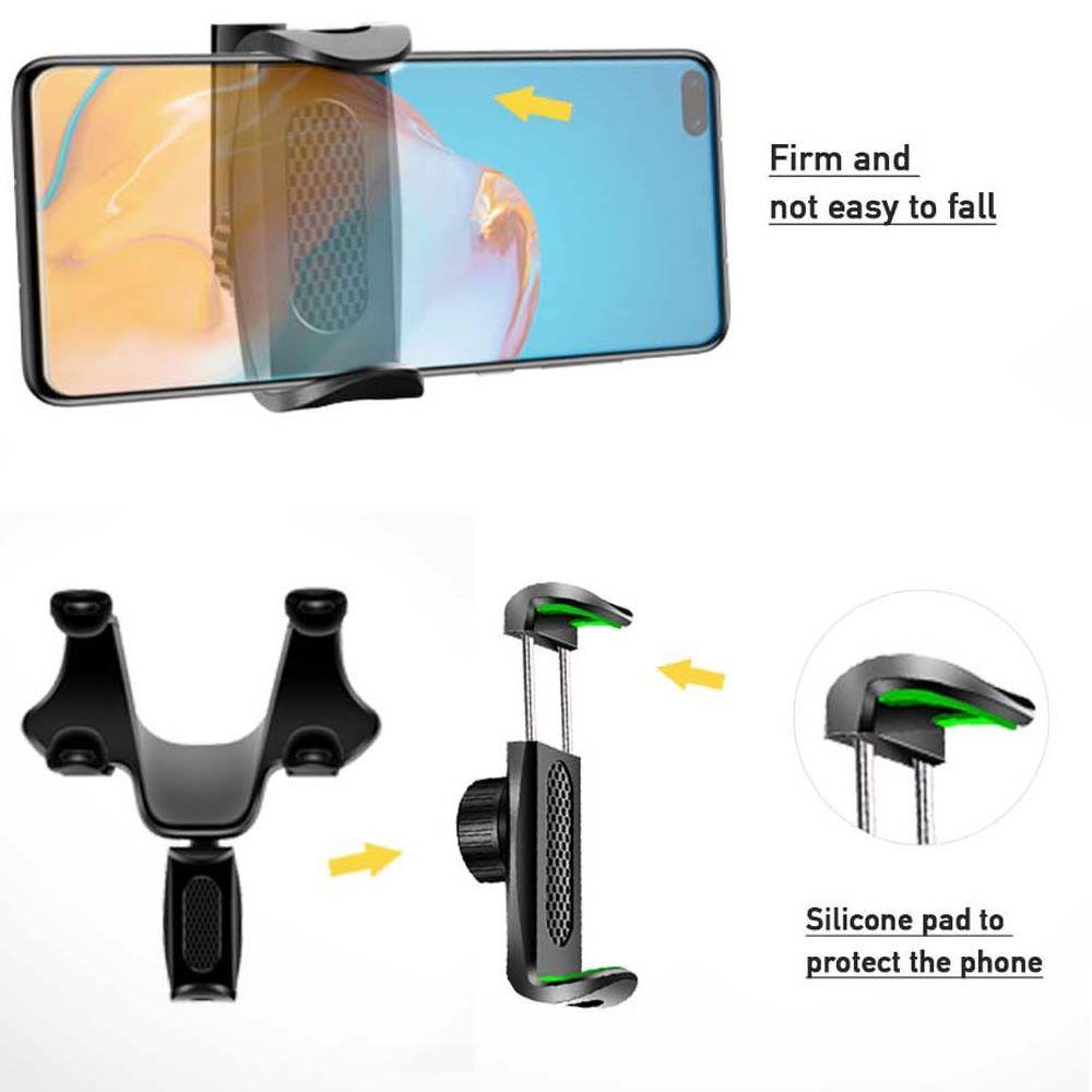 DARNELL Car Phone Holder ABS Fit 4-7in Mount Bracket DVR/GPS Cell Phone Car Interior Accessories Smartphone Cradle Stand