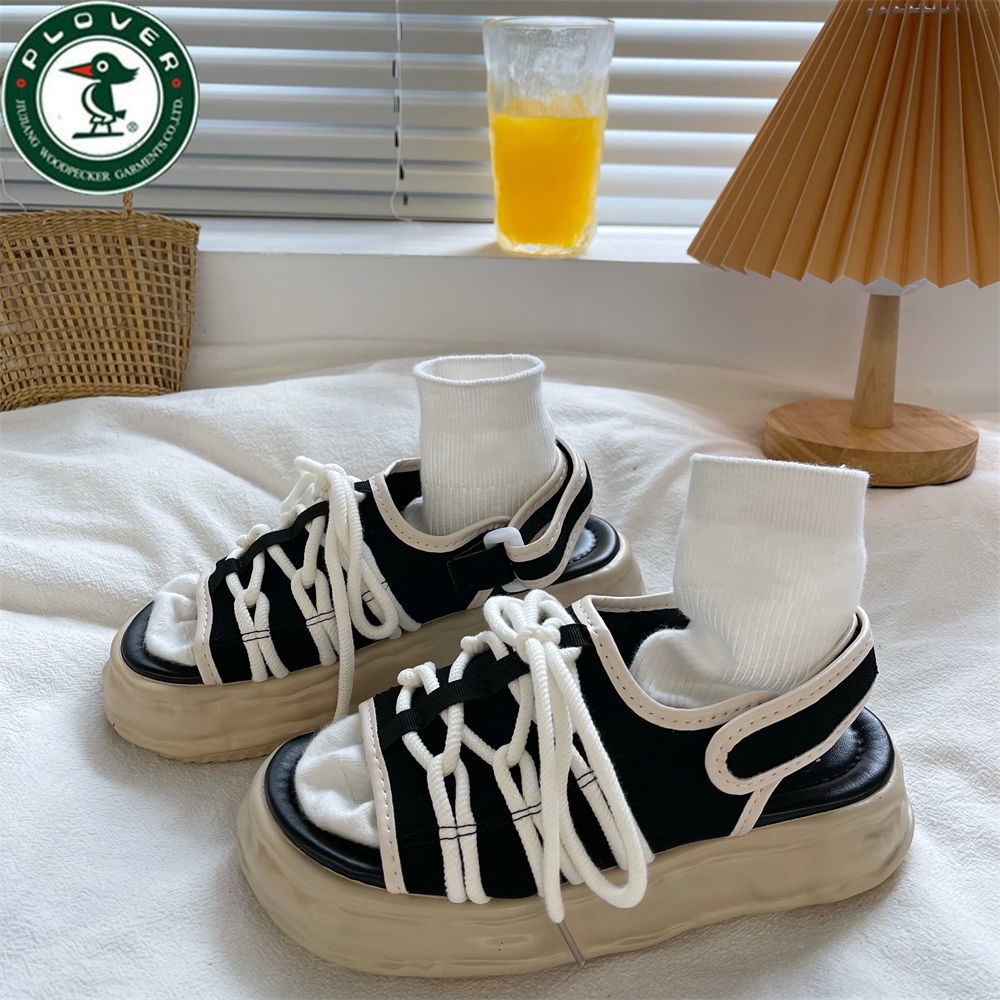 Giày Bệt Gót Thấp Thoải Mái Đa Năng Phong Cách La Mã Cho Nữ