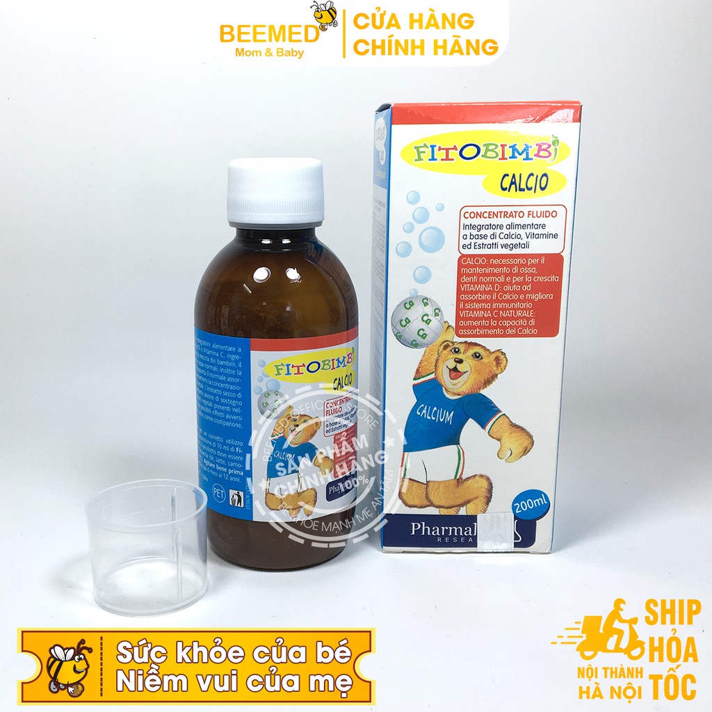 Calcio Bimbi - Bổ sung Canxi và vitamin D cho bé - Calcio Bimbi của hãng Fitobimbi - Nhập khẩu chính hãng từ Ý