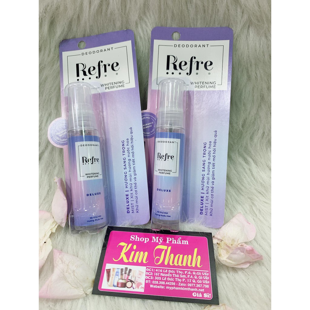 Xịt Khử Mùi Refre Whitening Hương nước hoa 30ml