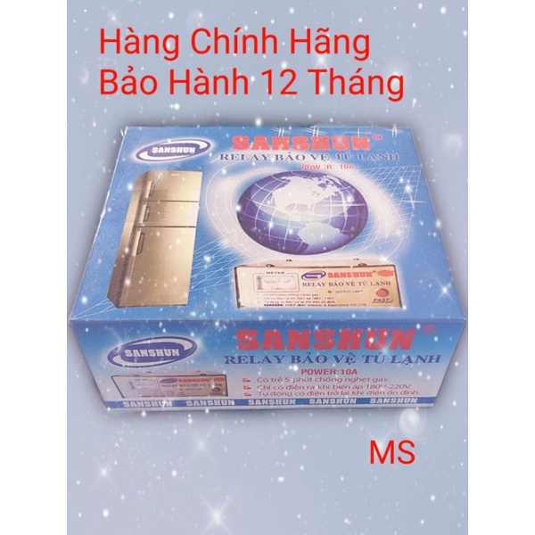 Relay, ổn áp bảo vệ tủ lạnh SANSHUN 20A