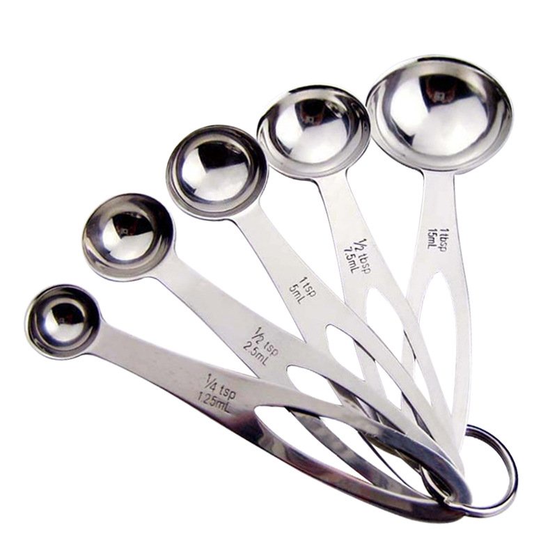 [Siêu Sale] [Giá hủy diệt] Bộ 5 muỗng lường inox giọt nước