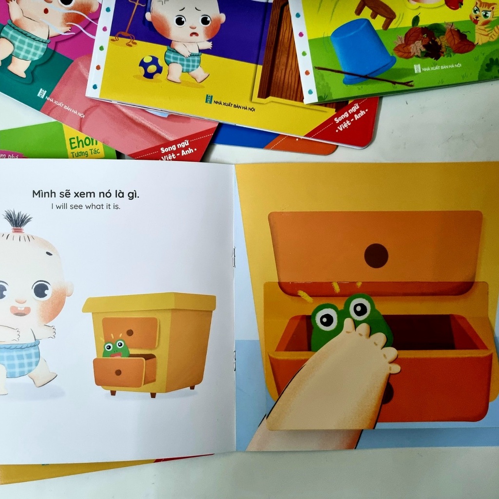 Sách - Bộ Ehon Tương Tác Lật Mở – Kỹ Năng An Toàn Cho Bé  - Bộ 10 Cuốn
