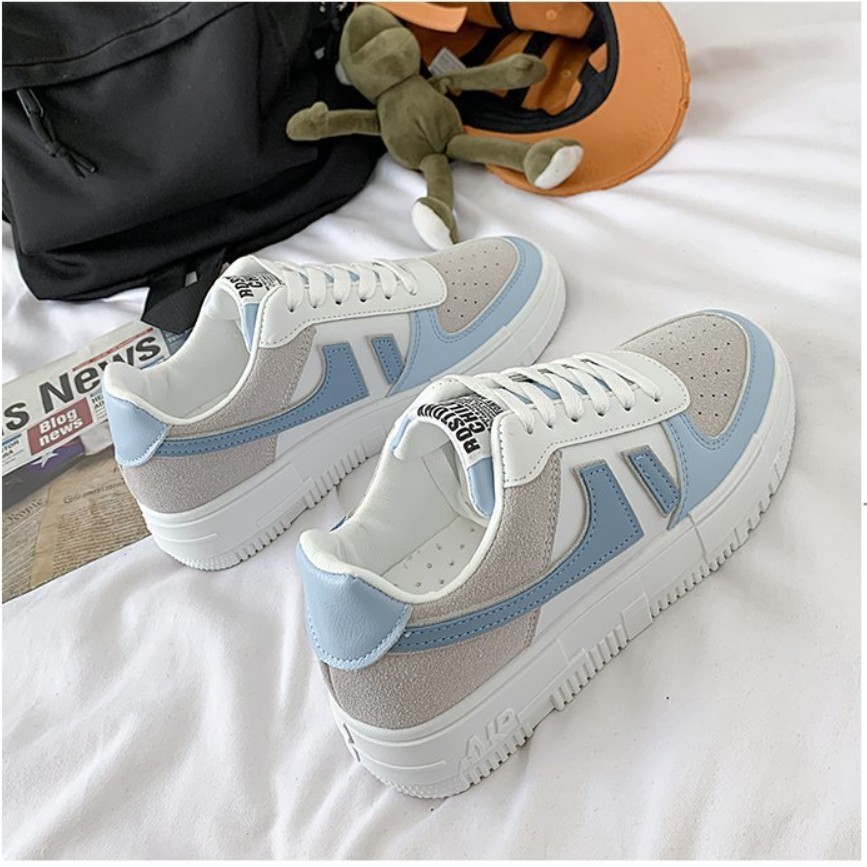 Giày Thể Thao Nữ, Giày Sneaker Nữ Học Sinh 3 Màu Mẫu Mới 2021 TD 130