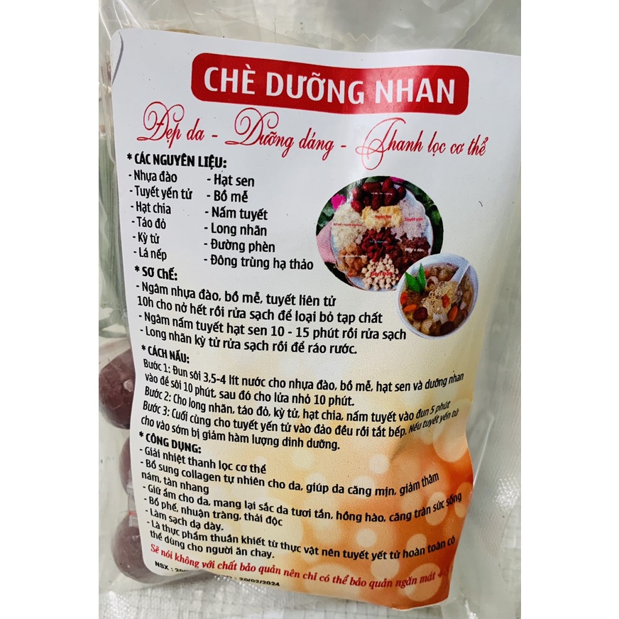 Chè dưỡng nhan, set 150g đủ vị, nguyên liệu chè dưỡng nhan, chè đẹp da, giữ dáng, thanh lọc cơ thể, thơm ngon dễ dùng