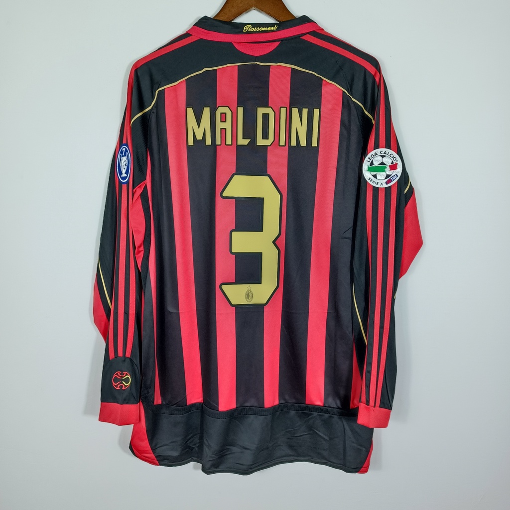 Áo Thun Bóng Đá Đội Tuyển MILAN 06/07 2006/2007 AC MILAN