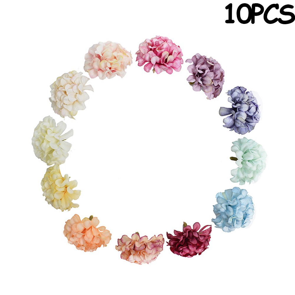 Set 10 hoa cẩm tú cầu nhân tạo trang trí cho tiệc cưới