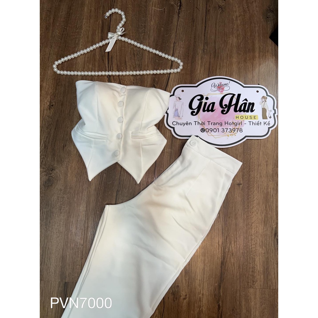 Bộ khuy bọc vải quần dài