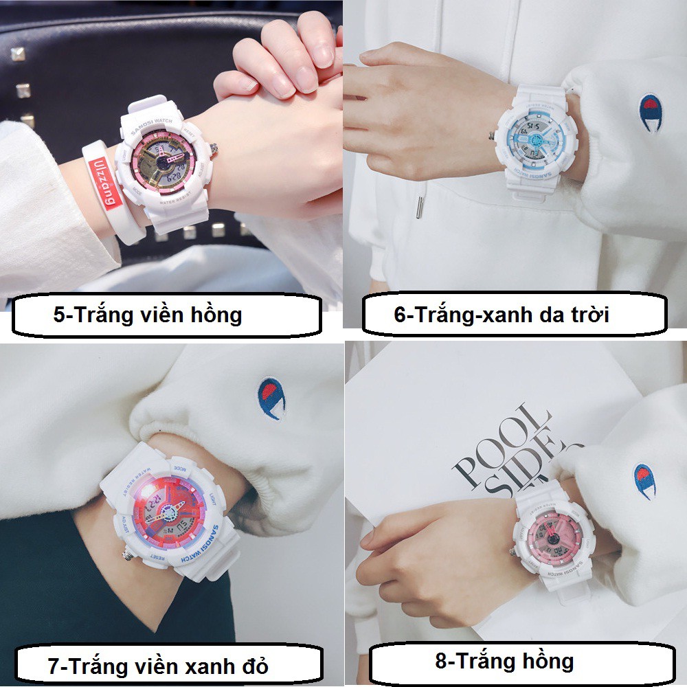 Đồng Hồ Thể Thao Nam Nữ Sanosi Dây Silicon Thời Trang | BigBuy360 - bigbuy360.vn