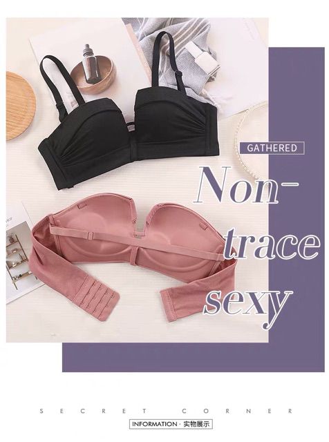 Áo lót cúp ngang nâng ngực cực đẹp N312
