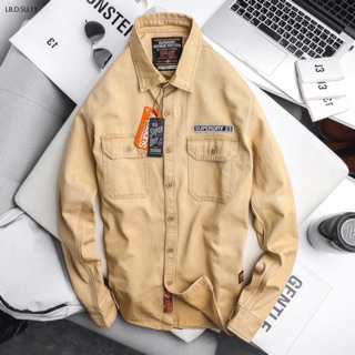 ÁO SƠ MI DENIM 2 TÚI CAO CẤP