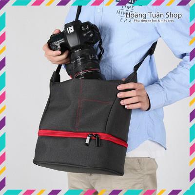 Túi đựng máy ảnh DSLR thế hệ mới HuWang 2 tầng thông minh