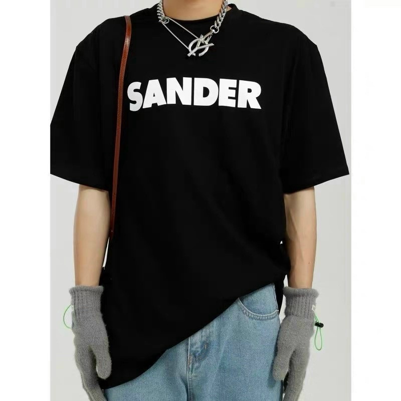 ÁO THUN TAY LỠ COTTON SANDER UNISEX NAM NỮ (hình chụp thật)