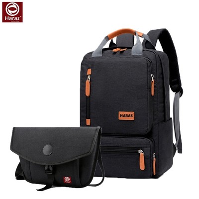 Balo Laptop HR262 Và Túi Đeo Chéo HARAS HR264