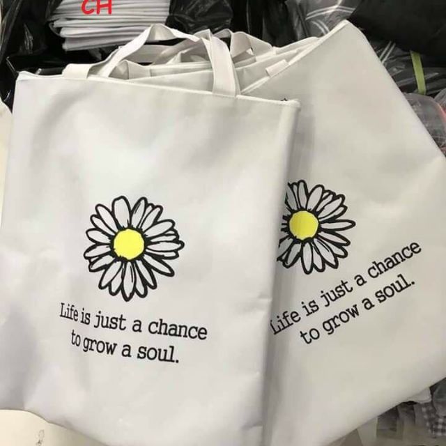 Túi tote hoa cúc life
