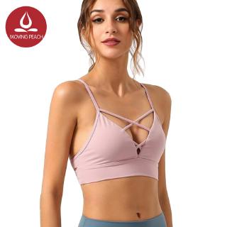 Áo bra MOVING PEACH mặc khi tập thể thao thoải mái cho nữ