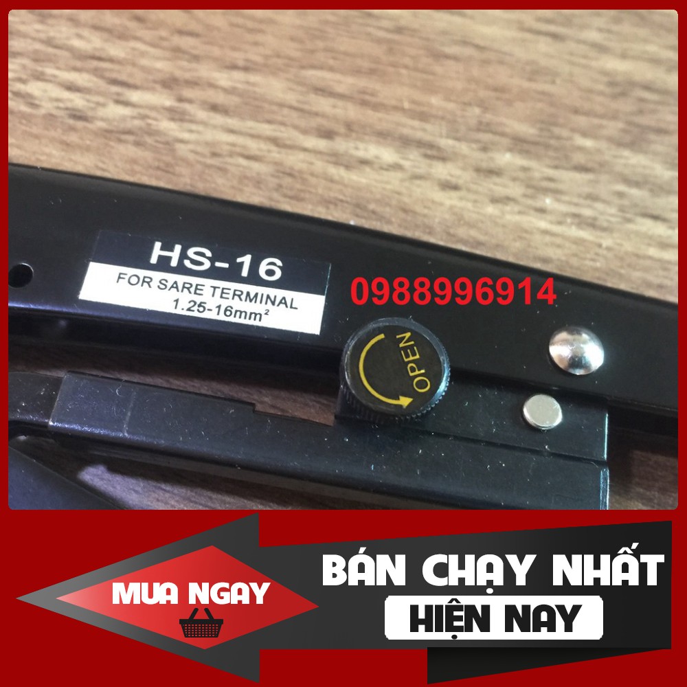 <SIÊUHOT> Kìm bấm cos HS 1.25-16mm cao cấp