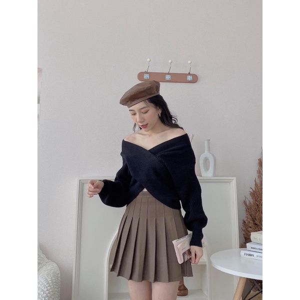 ❃✉áo len vạt chéo ngực sexy ulzzang - tay dài ấm áp (858#)