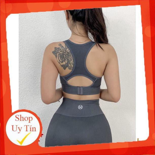 Xả. Sét bộ áo bra quần dài cạp cao Naqi siêu đẹp (đồ tập gym-yoga nữ) ¹ '