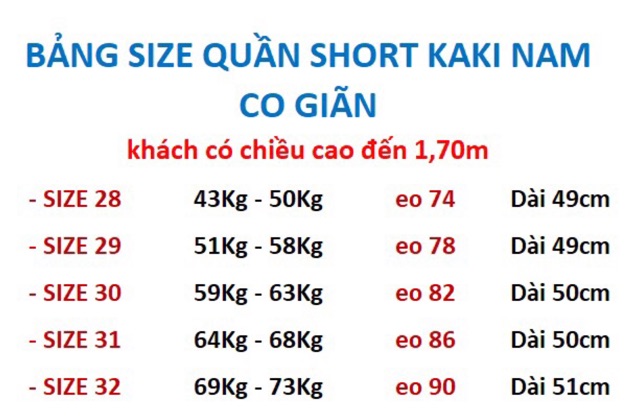 Quần short Nam kaki co giãn có Big Size, cực thoải mái ngày hè | BigBuy360 - bigbuy360.vn
