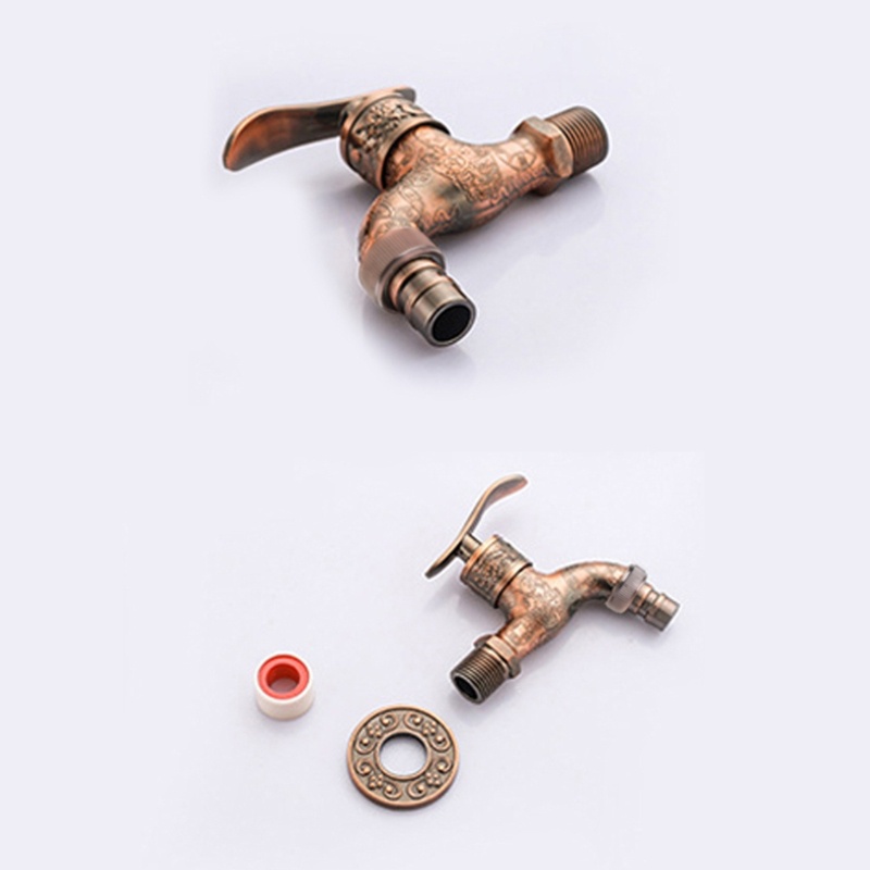 Vòi Nước Gắn Tường Kiểu Cổ Điển Tiện Dụng Cho Nhà Tắm / Vệ Sinh