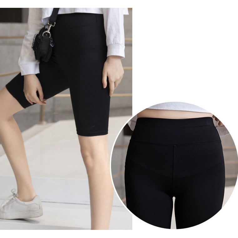 Quần Legging Lửng Nâng Mông Cạp Cao Siêu Hot Siêu Co Giãn Big Size | BigBuy360 - bigbuy360.vn