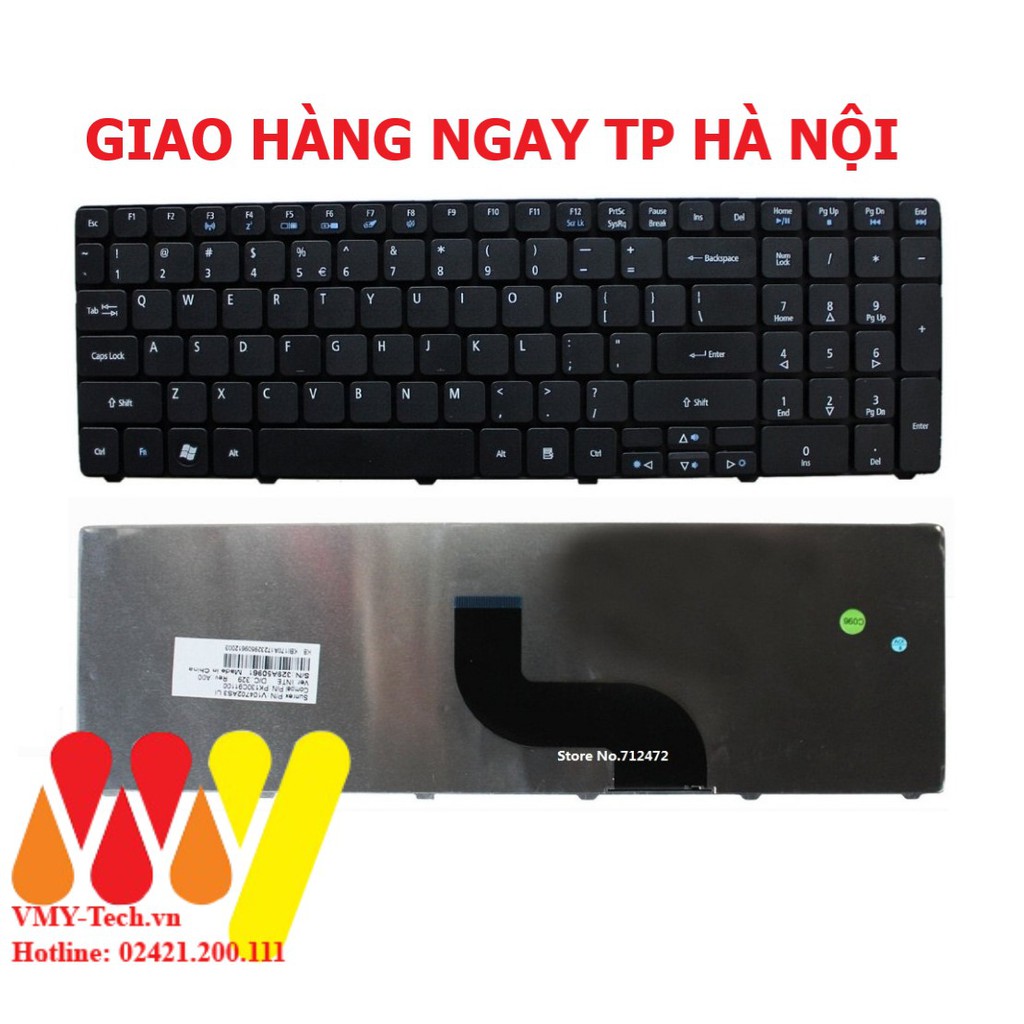 BÀn phím laptop Acer E443 G640 5750TG 5810T 5536 5251 5250 5253 5333