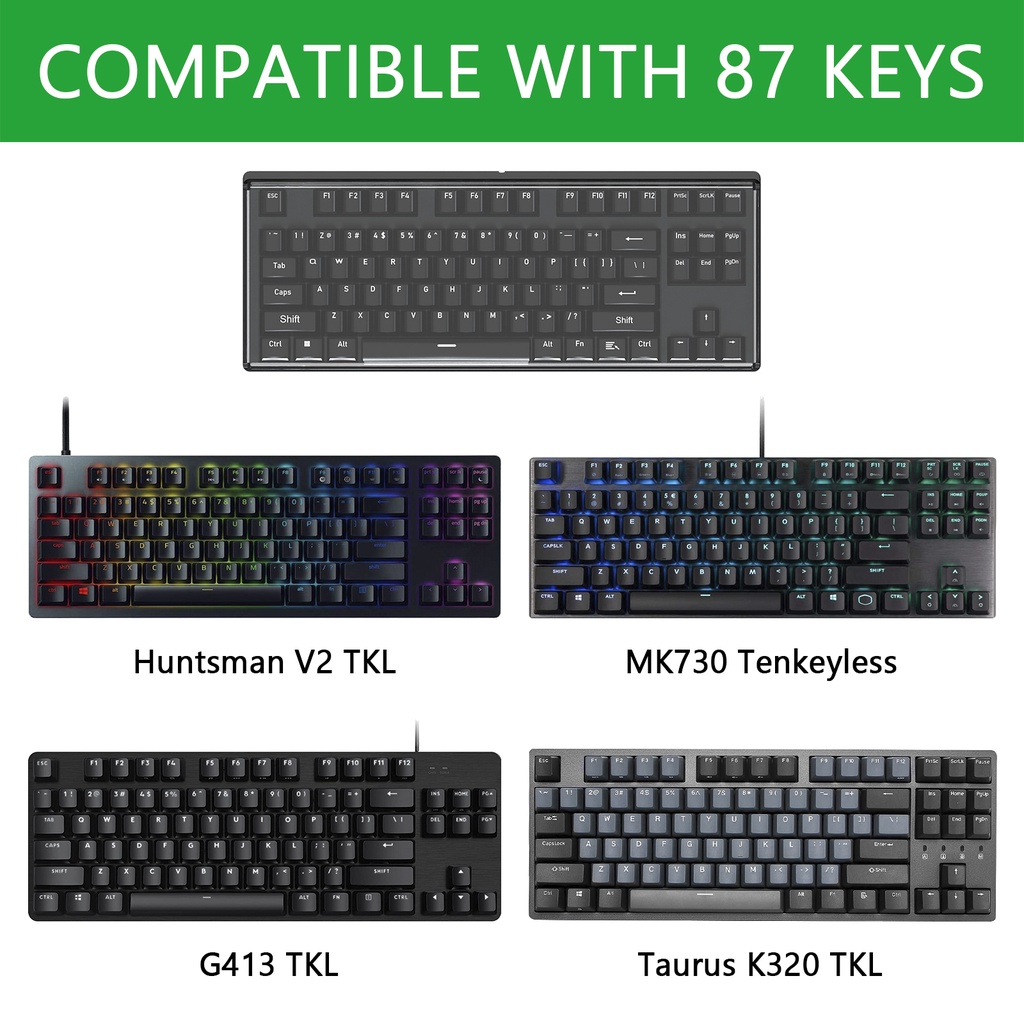 Tấm Lót Bảo Vệ Bàn Phím Máy Tính 80% compact 87 Tiện Dụng Cho logitech g pro g915 tkl