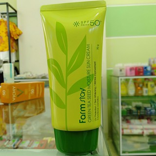 Kem chống nắng trà xanh farmtay greentea