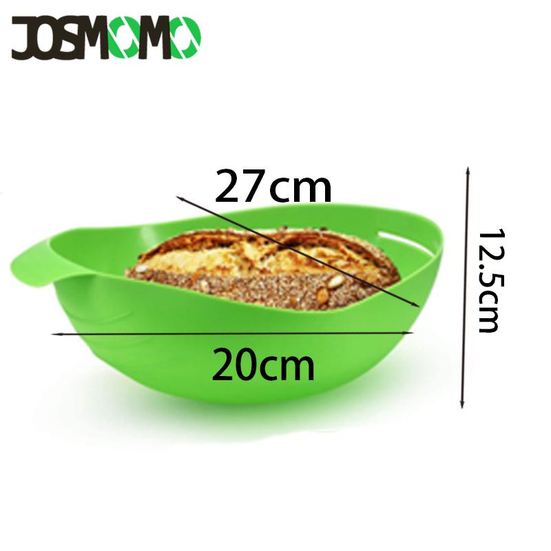 JOSMOMO 1 cái silicone Nồi hấp lò vi sóng Lò hơi nước Ấm đun nước Cá Nồi Poacher Nồi thực phẩm Bát đựng rau Nhà bếp Dụng cụ nấu ăn