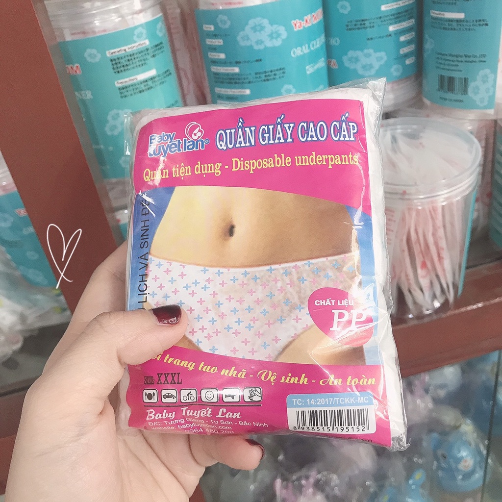 Quần lót giấy sau sinh