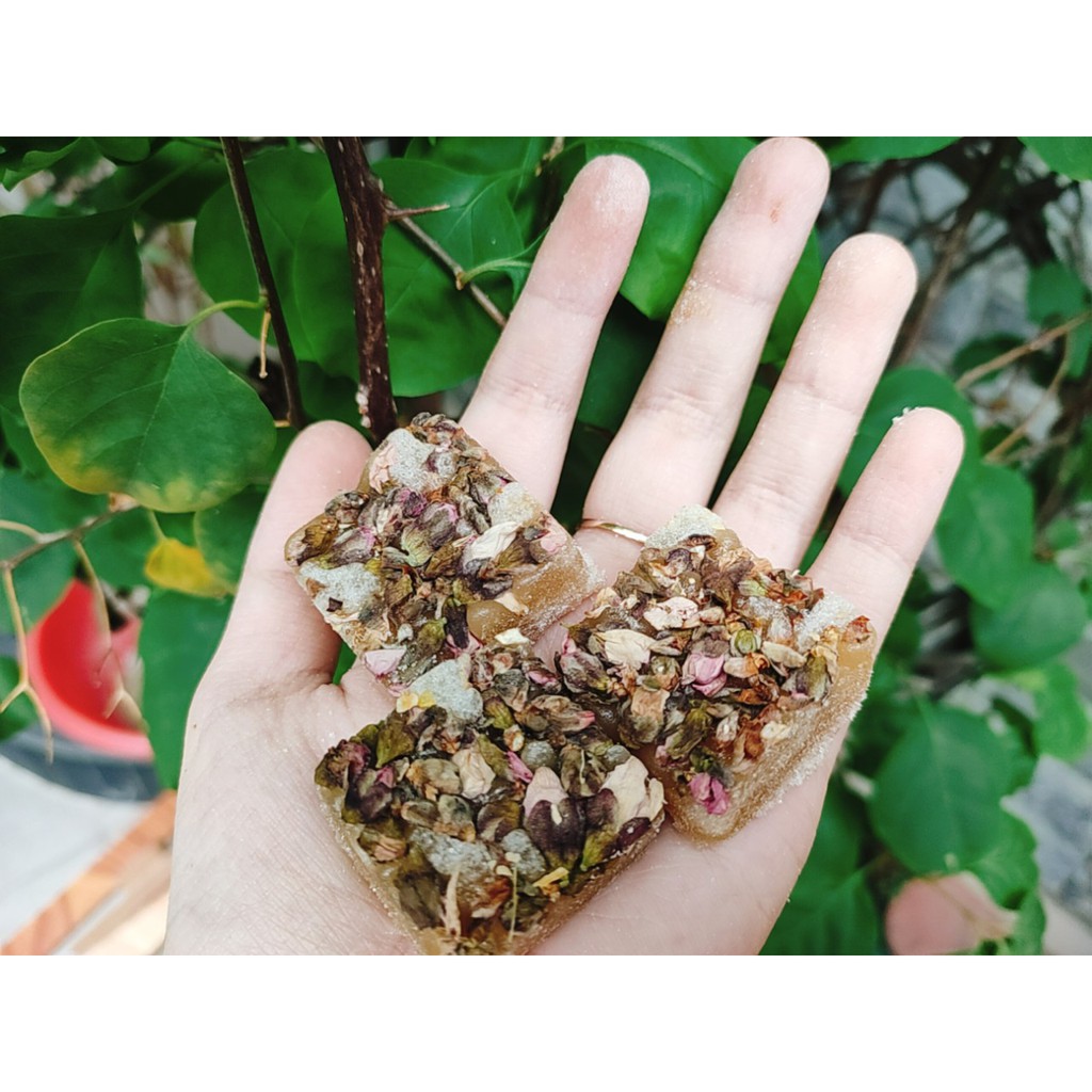 TRÀ VIÊN ĐƯỜNG PHÈN MẬT ONG HOA ANH ĐÀO 10 VIÊN